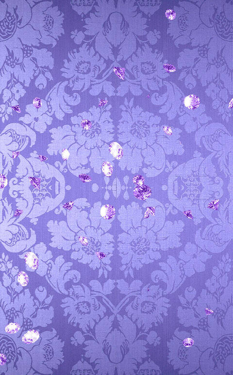 Lady in Silver background