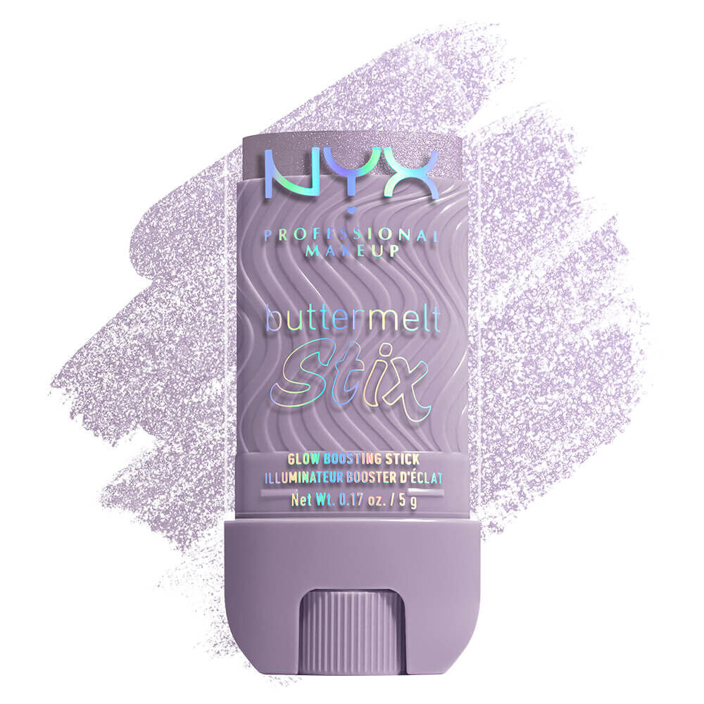 Buttermelt Stix packshot solider show on top of product swatch in shade 02 Love At First Melt