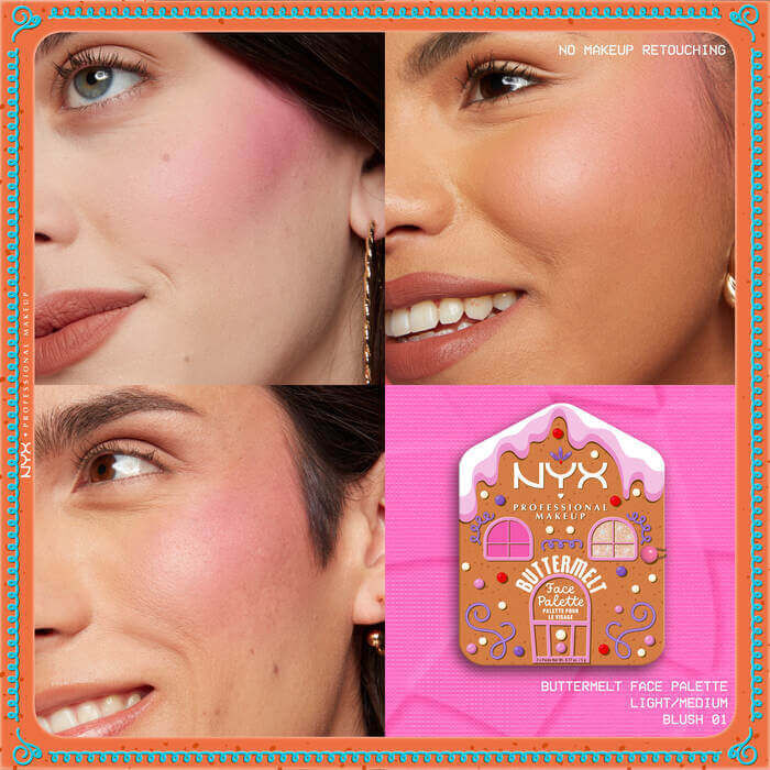 Palette Duo Blush & Highlighter - Gingerbaddies Land