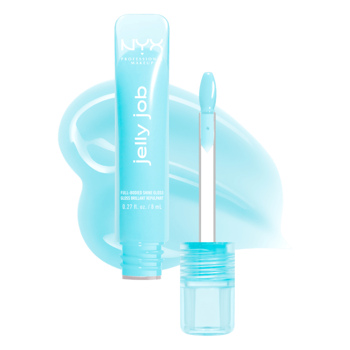 Jelly Job packshot solider show on top of product swatch in shade 02 Jelly Frost