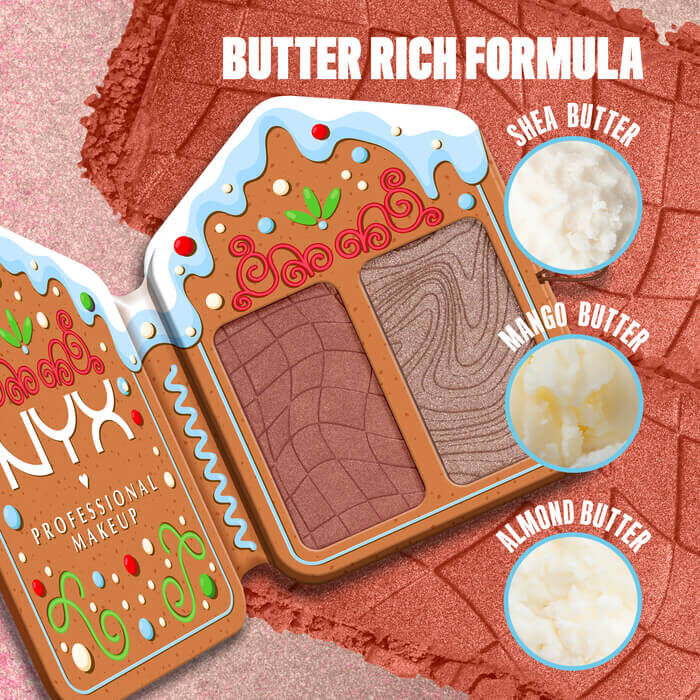 Palette Duo Blush & Highlighter - Gingerbaddies Land
